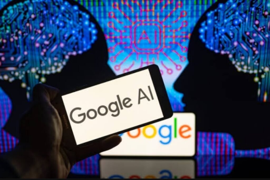 Ilustrasi Google yang teralihkan oleh AI (.inet)