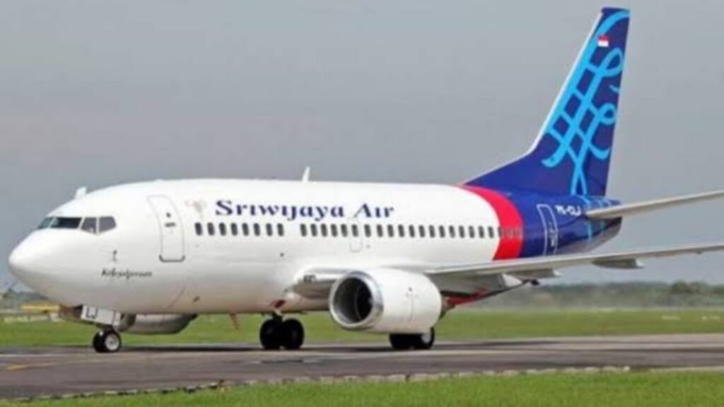 Ilustrasi pesawat Sriwijaya Air yang salah mendarat (.inet)