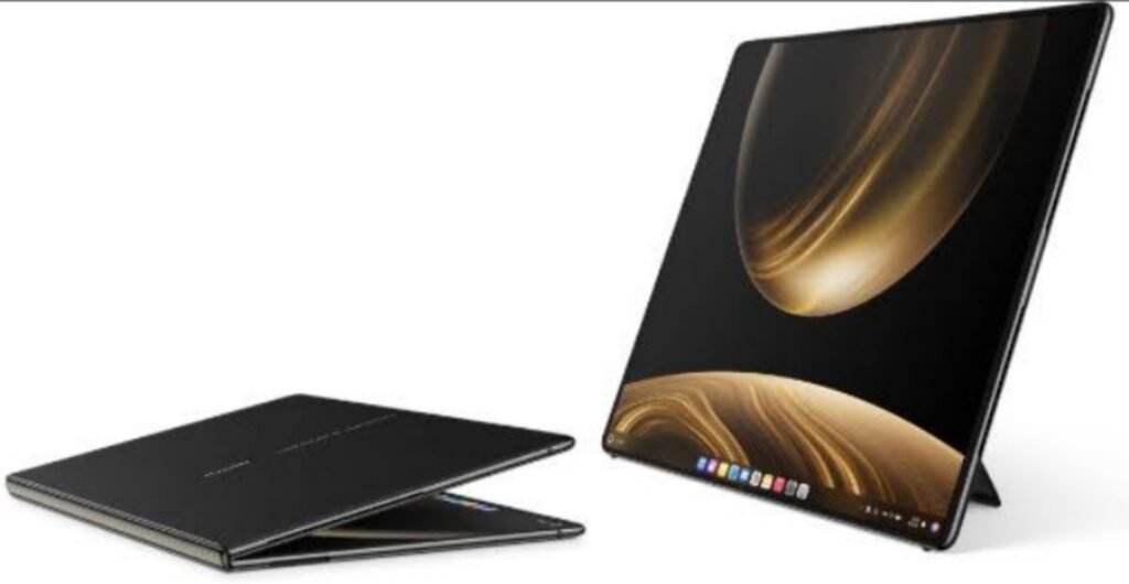 Ilustrasi laptop layar lipat Huawei (.inet)