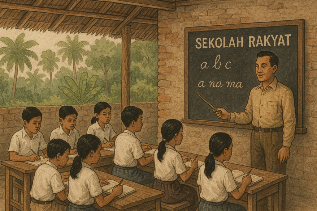 Ilustrasi Sekolah Rakyat