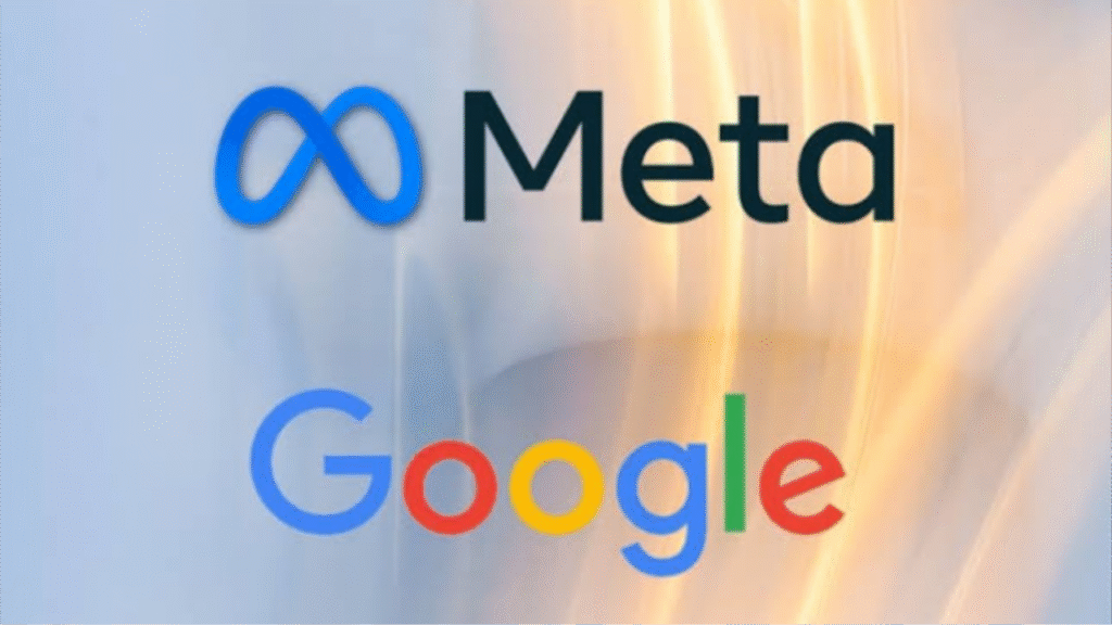 Ilustrasi meta dan google yang bangun kabel bawah laut guna tingkakan konektifitas (.inet)