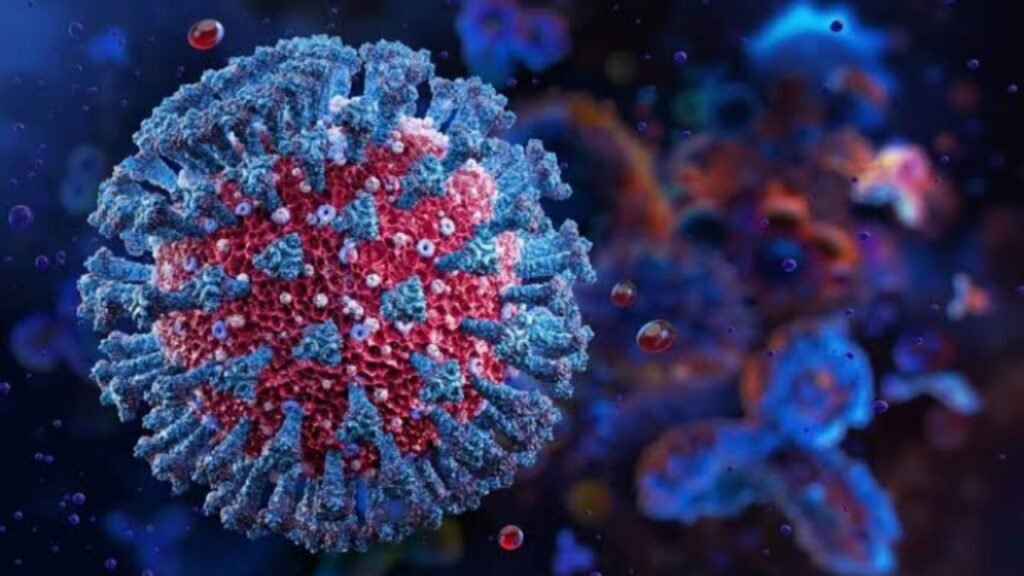 COVID Varian ‘Nimbus’ Picu Gejala Sakit Tenggorokan Ekstrem Ilustrasi Covid-19 varian baru yanv dikelan sebagai 'nimbus' (.inet)