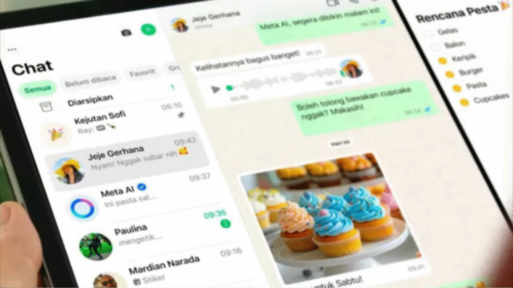 Ikon Balon Suara di Grup WhatsApp, Ini Fungsi Barunya Ilustrasi fitur balon suara di aplikasi WhatsApp (.inet)