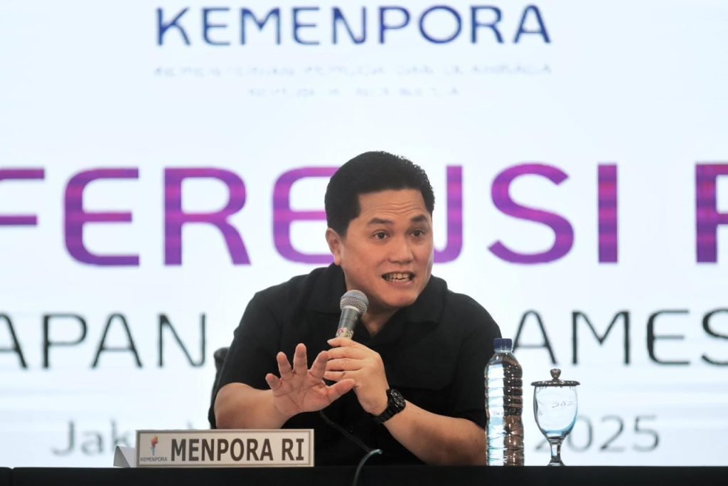 Erick Tohir, Menpora RI (.inet, pjs)